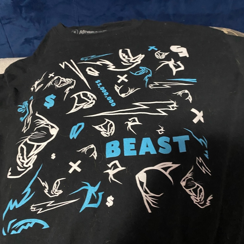 me beast autograph shirt